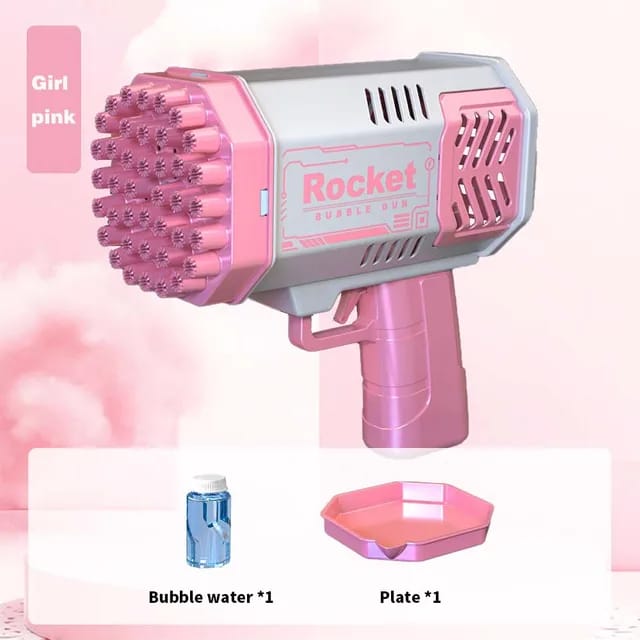 60 Hole Rocket Bubble Machine