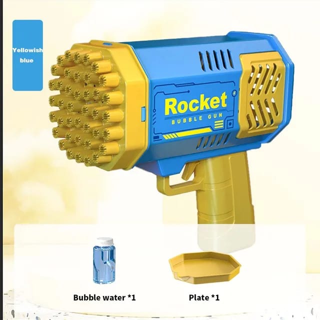 60 Hole Rocket Bubble Machine