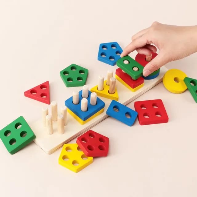 Geometric shape Wooden Sorter