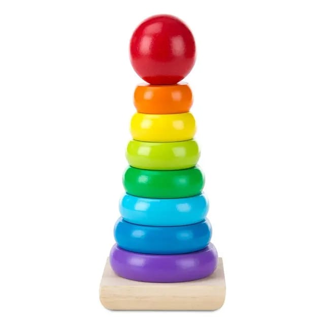 Wooden Rainbow Tower