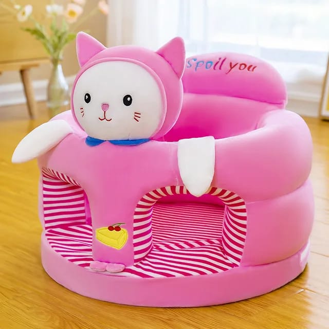 Soft Plush Cat Cartoon Baby Sitting Chair