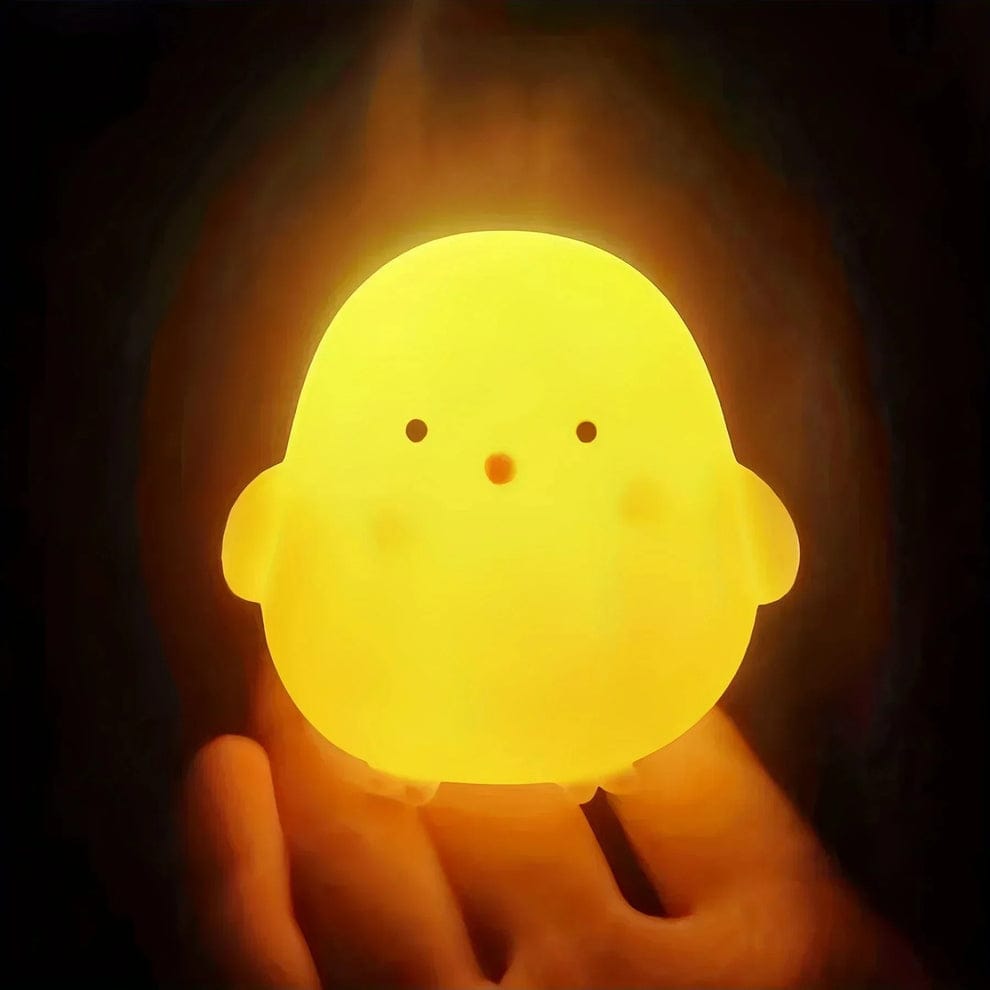 Adorable LED Duck Night Light - Soft, Cozy, And Portable