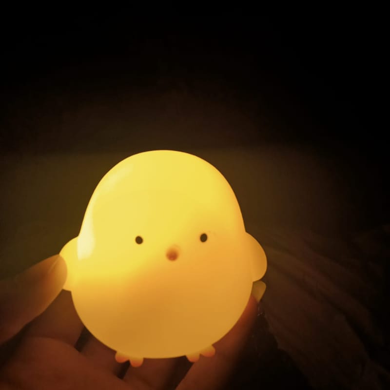 Adorable LED Duck Night Light - Soft, Cozy, And Portable