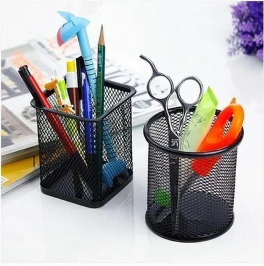 Black Desk Office Pen Pencil Cup Holder