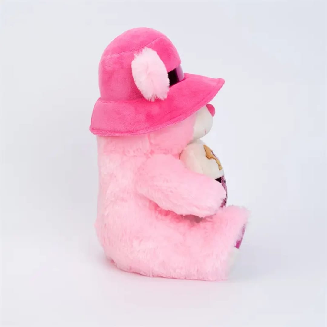 Love you Teddy Bear With Cap