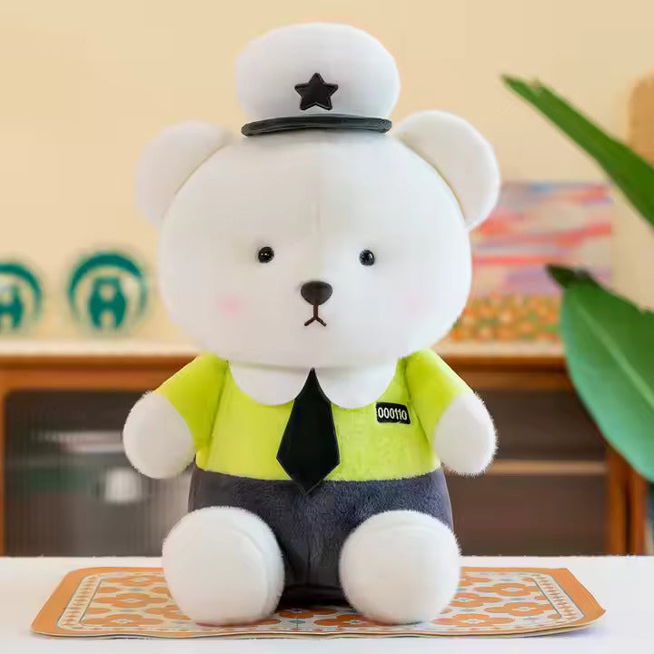 Teddy Bear Wear School Uniform Stuffed Plush Toy