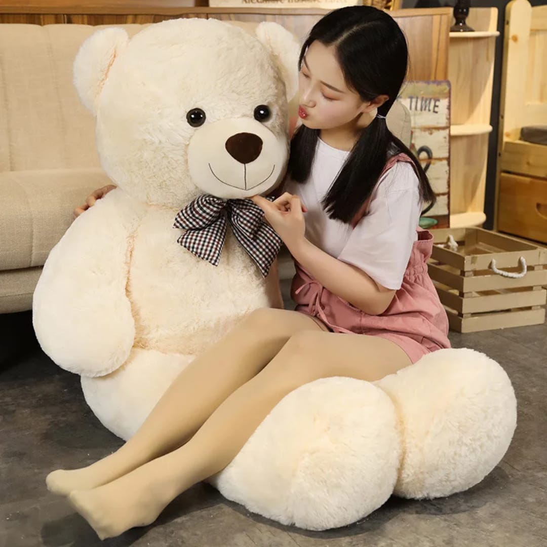 6 Feet Premium Off White Teddy Bear