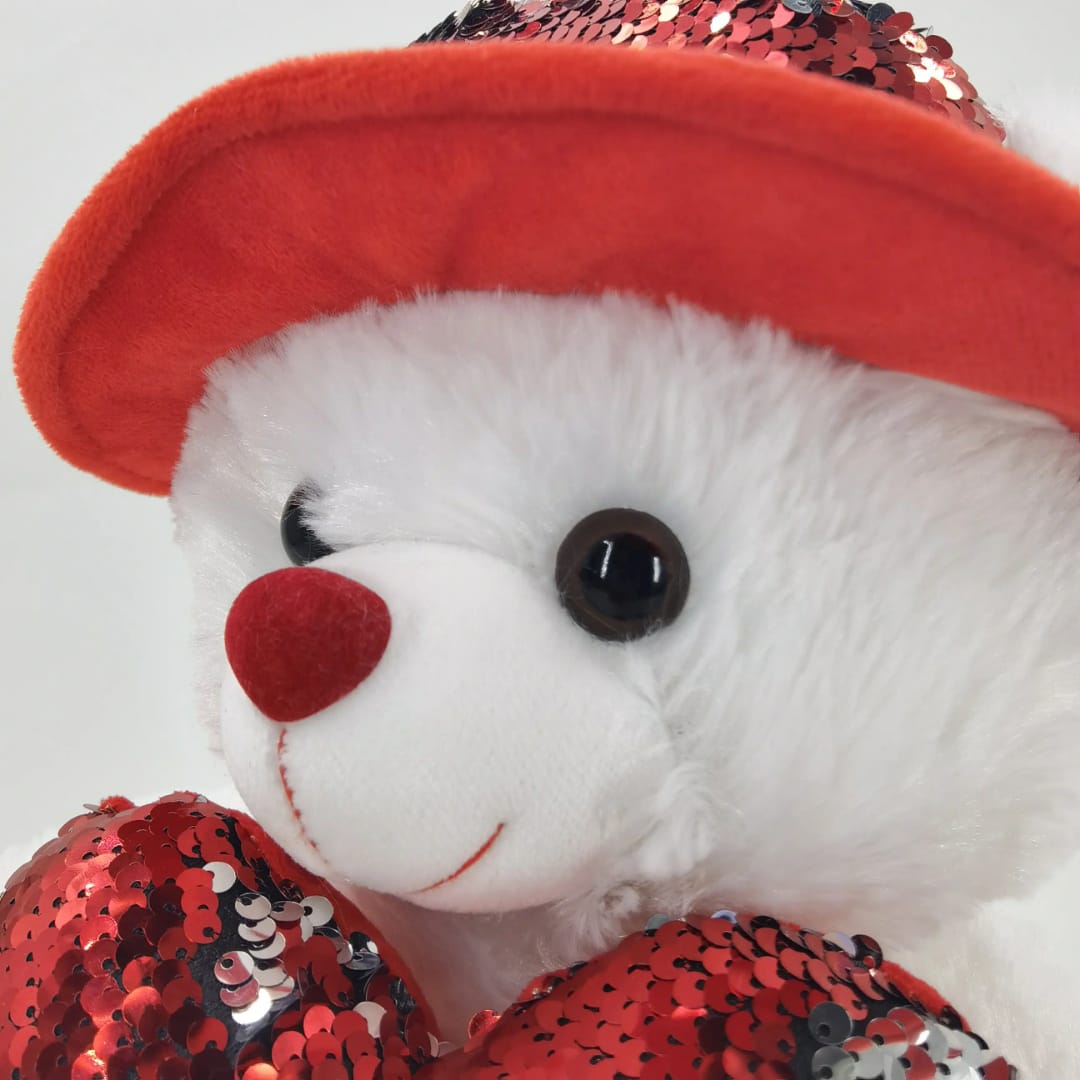 Love You Teddy Bear With Cap