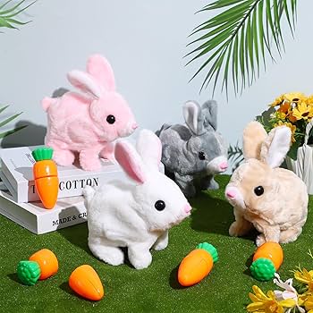 Electric walking rabbit