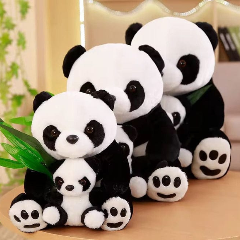 Panda With Baby Stuffed Animal