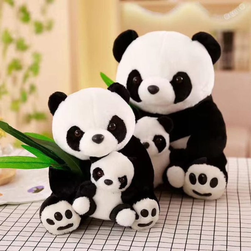 Panda With Baby Stuffed Animal