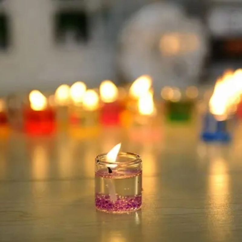 Mini Colourful Candles 6 pieces Box