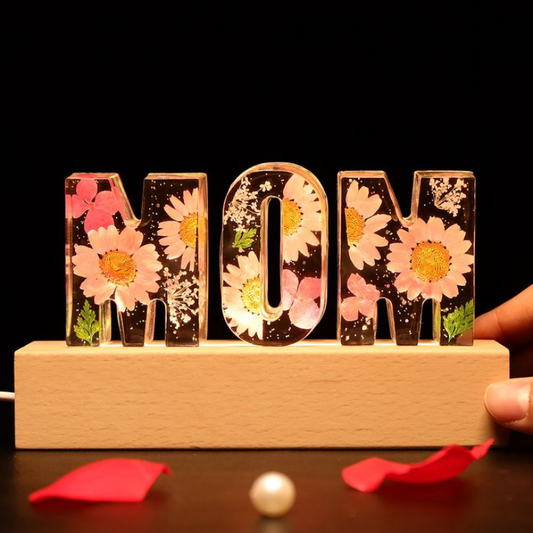 Mom Name Resin Name Light