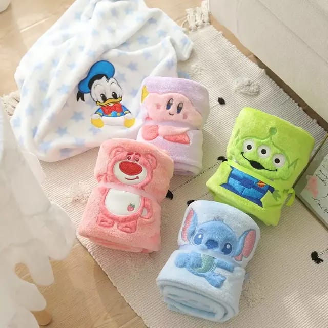 Cartoon Character Baby Blankets