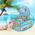 Toddler Ball Pit Tent with Basketball Hoop Zipperered storage