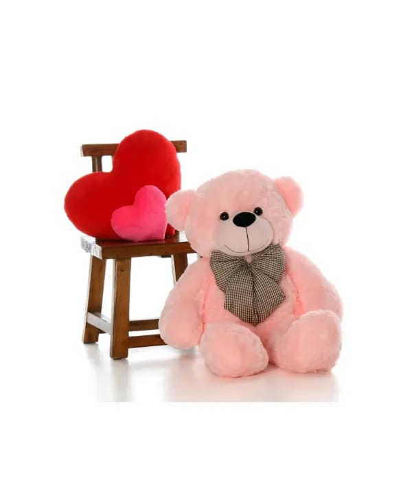 4 Feet Premium Pink Teddy Bear