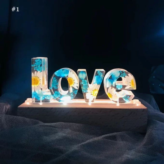 Love Name Resin Name Light
