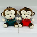 Romper Monkey Plush Toy Doll