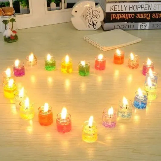 Mini Colourful Candles 6 pieces Box