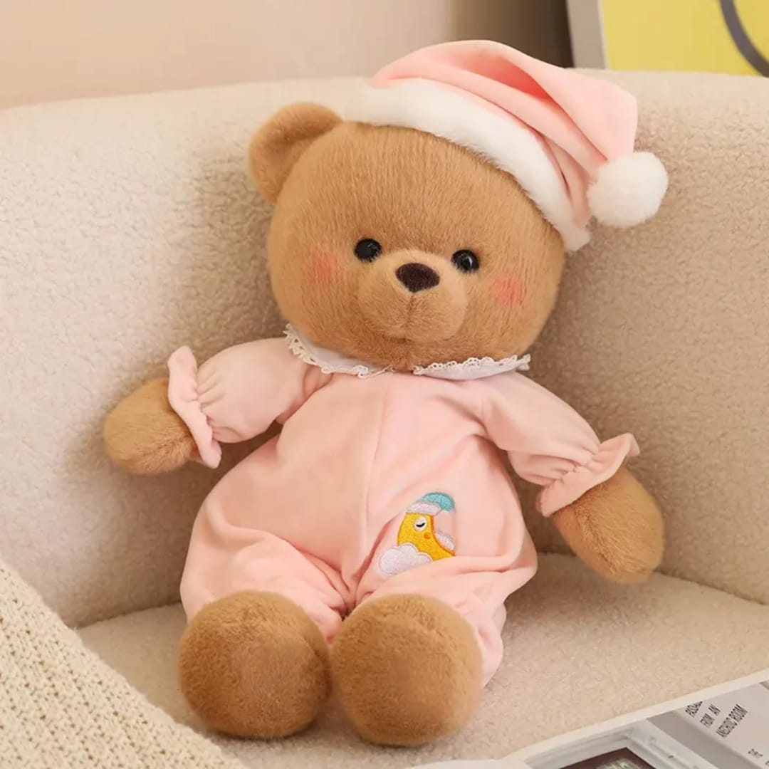 Teddy Bear wearing Sleeping Suit