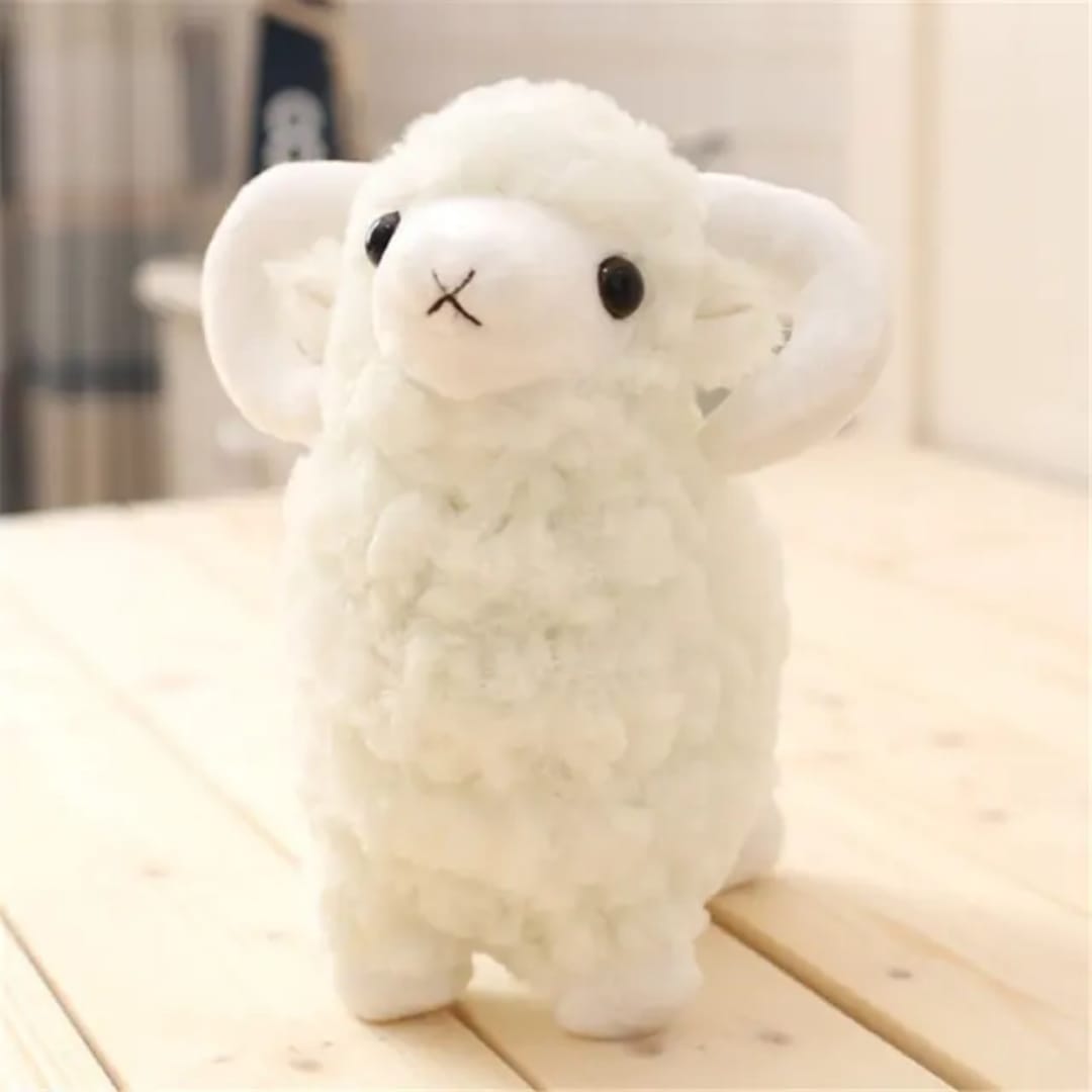 Standing Lamb Goat Plush Toy