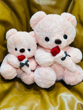 Teddy Bear Valentine's Day With Girl Gift High Grade Gift Flower