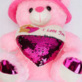 Love you Teddy Bear With Cap