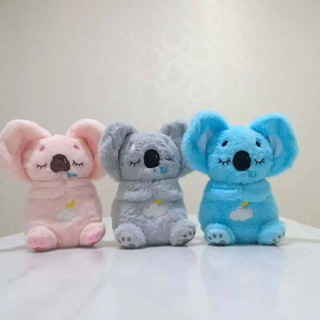Breathing Bear Baby Electronic Plush Toy